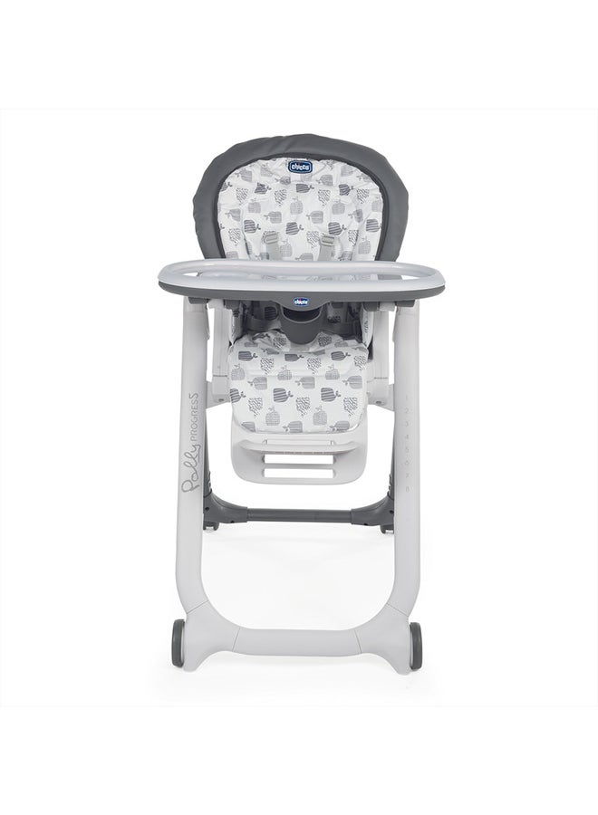 Multi-Functional Polly Progress 5 High Chair, 0 Months - 36 Months, Grey