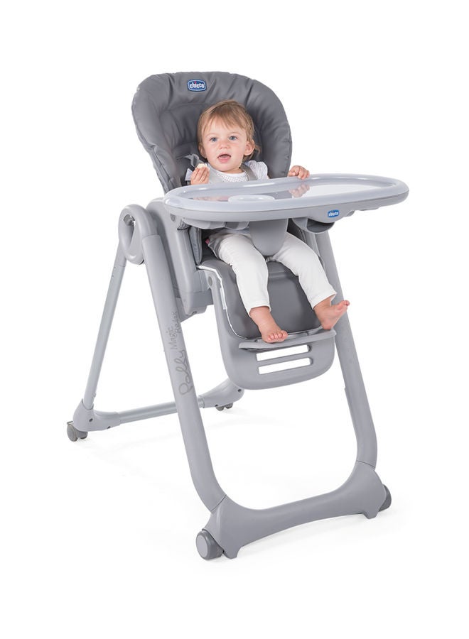 Chicco - Polly Magic Relax Highchair 0M-3Y, Graphite - Image 1
