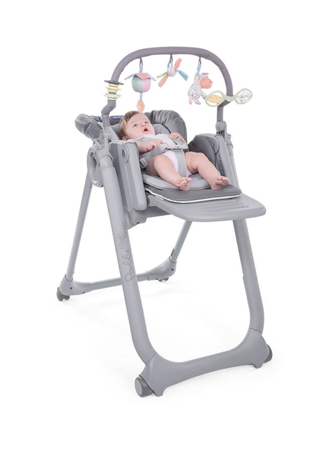 Chicco - Polly Magic Relax Highchair 0M-3Y, Graphite - Image 1