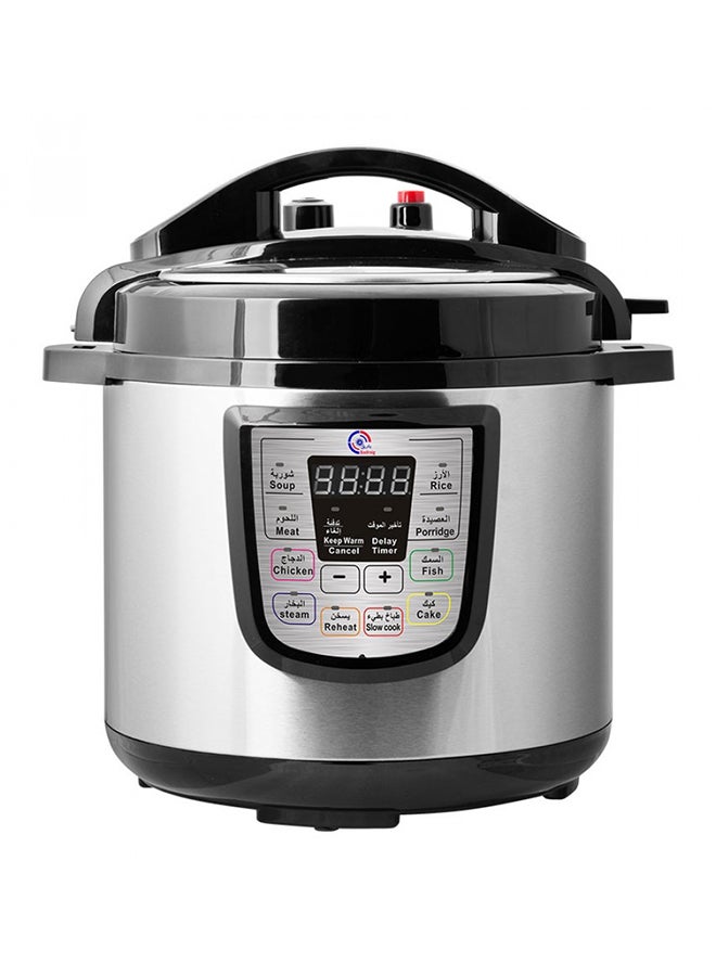 بادريق قدر ضغط كهربائي 8.0 L 802 أسود/ فضي - Image 1