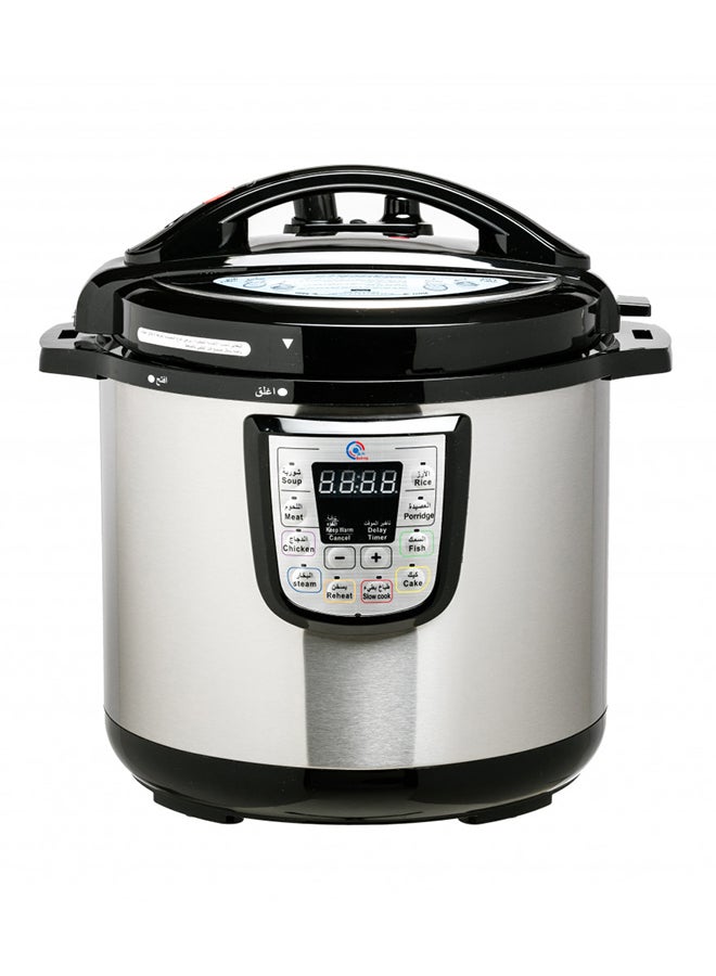 Badraig Electric Pressure Cooker 12L 12.0 L 1202 Silver/Black  - Image 1
