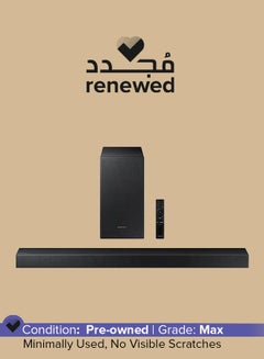 Renewed - 2.1-Channel Soundbar System With Wireless Subwoofer HW-T450/ZN Black