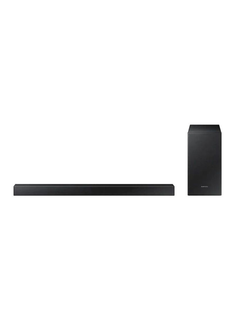 Samsung - Renewed - 2.1-Channel Soundbar System With Wireless Subwoofer HW-T450/ZN Black - Image 1