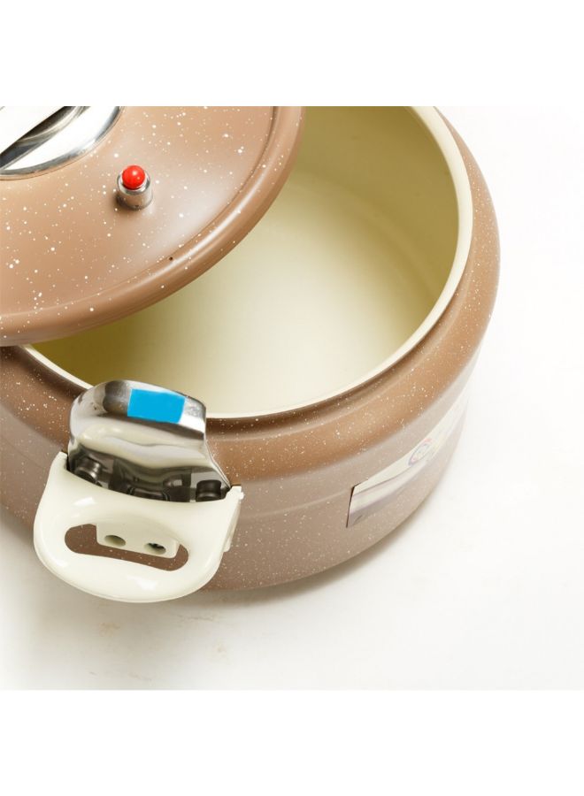 Badraig - Aluminium Ceramic Coated Pressure Cooker Brown 11Liters - Image 1