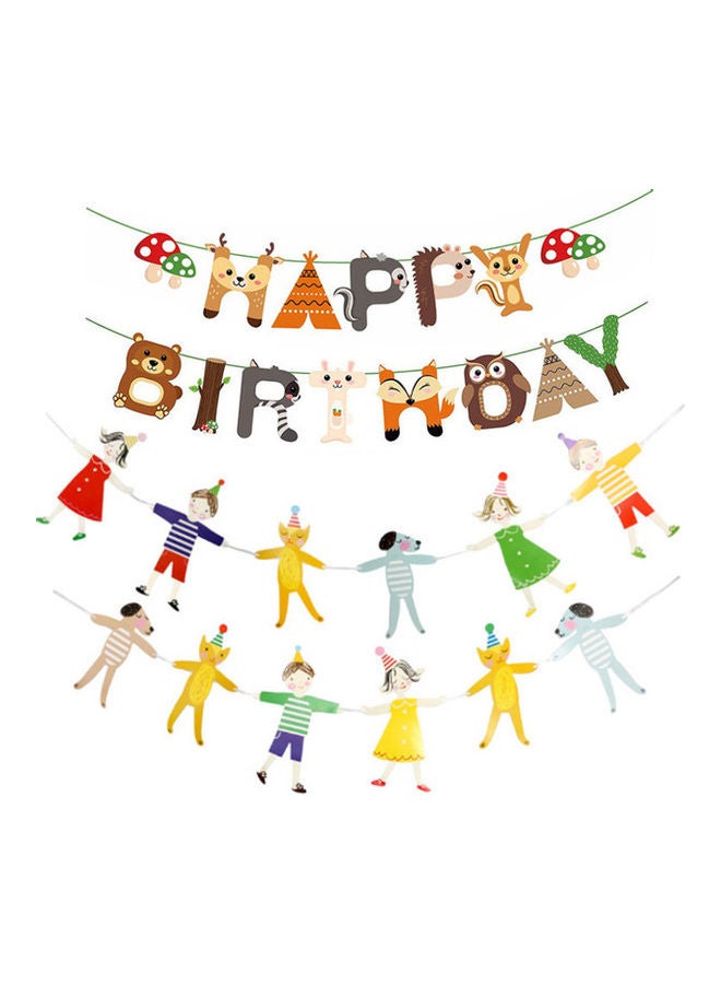 مس تيارا مجموعة تزيين حفلات عيد ميلاد الأطفال بتصميم حيوانات لطيفة - Image 1