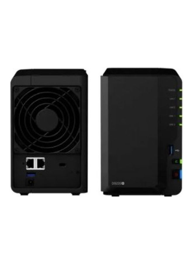 2 Bay NAS Disk Station DS220+ with FREE Bullguard Antivirus-Internet Security 3 Device | 1 Year Black
