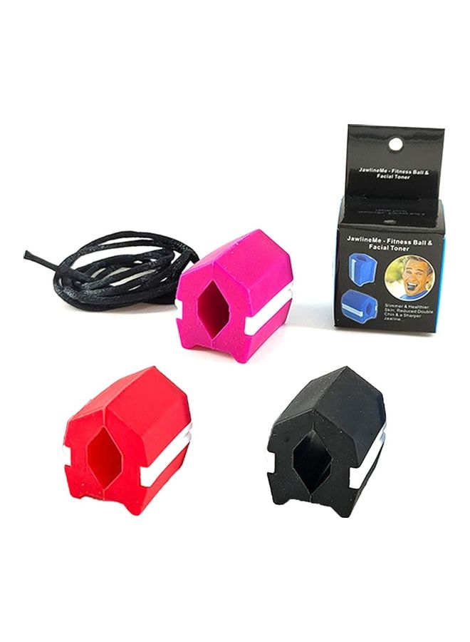 XiuWoo 3-Piece Jaw Exerciser Device Facial Chew Muscle Training Fitness Ball  - Image 1