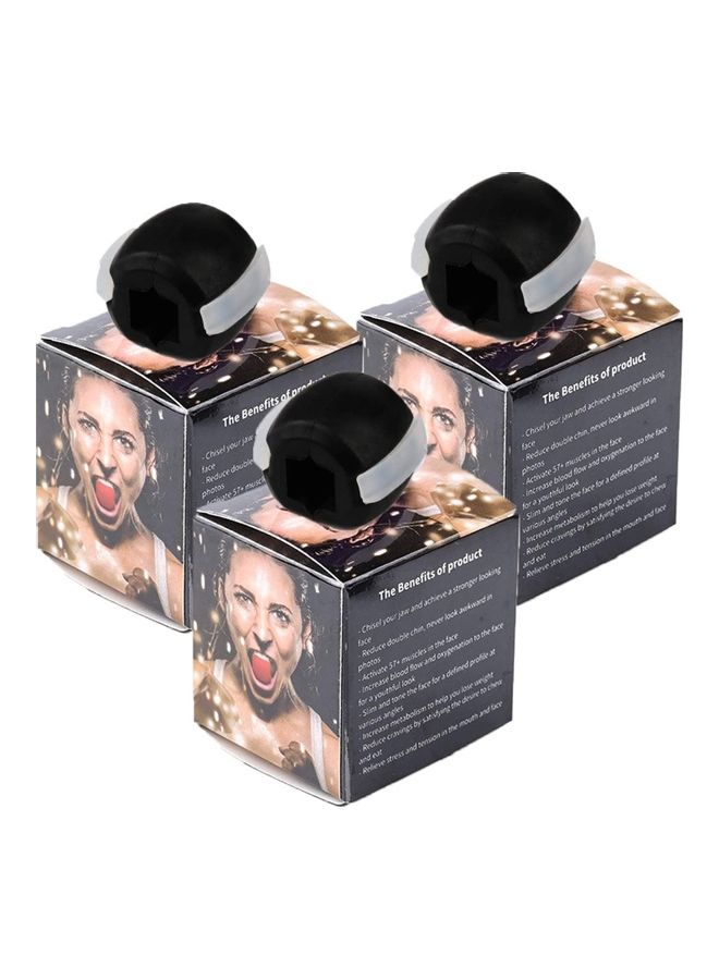 XiuWoo 3-Piece Jaw Facial Exerciser Fitness Balls  - Image 1
