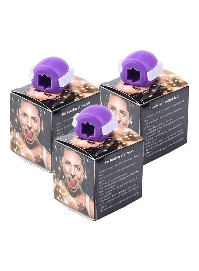 XiuWoo 3-Piece Jaw Facial Exerciser Fitness Balls  - Image 1