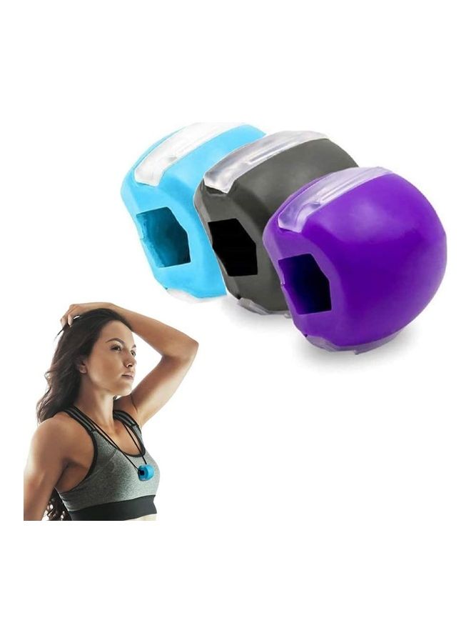XiuWoo 3-Piece Jaw Exerciser Device Facial Chew Muscle Training Fitness Ball  - Image 1