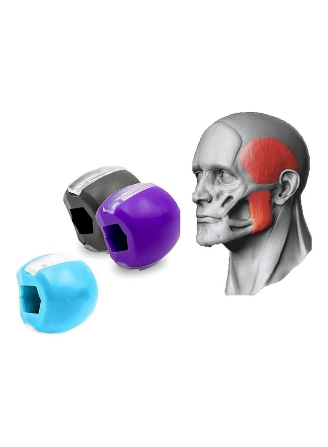 XiuWoo 3-Piece Jaw Face And Neck Muscle Exerciser Balls - Image 1