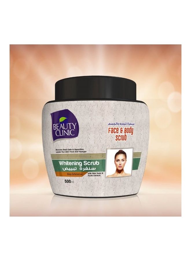 Beauty Clinic - Face & Body Scrub Whitening Scrub 500ml - Image 1