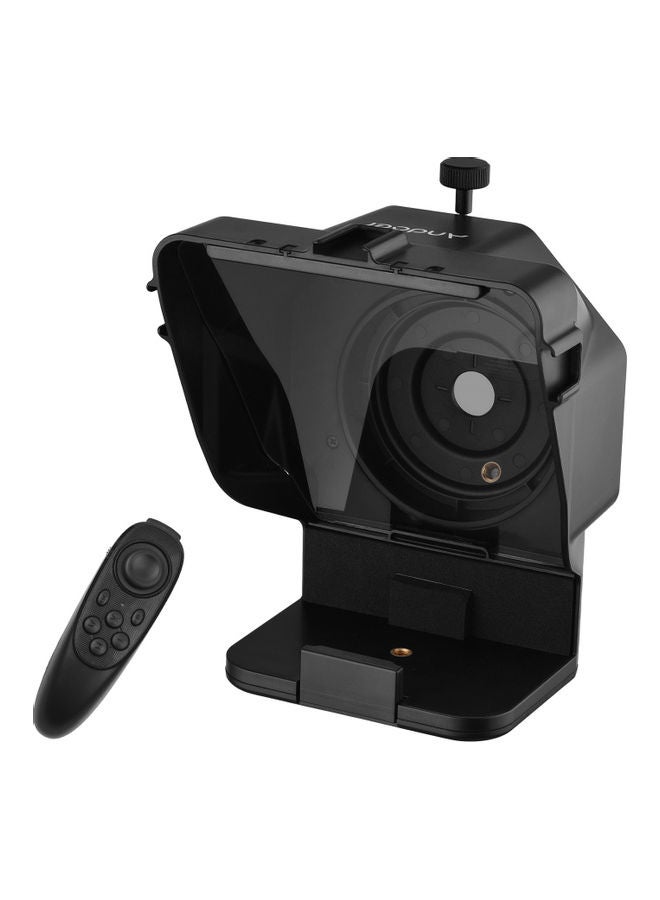 ANDOER Portable Smartphone Teleprompter Prompter Black - Image 1