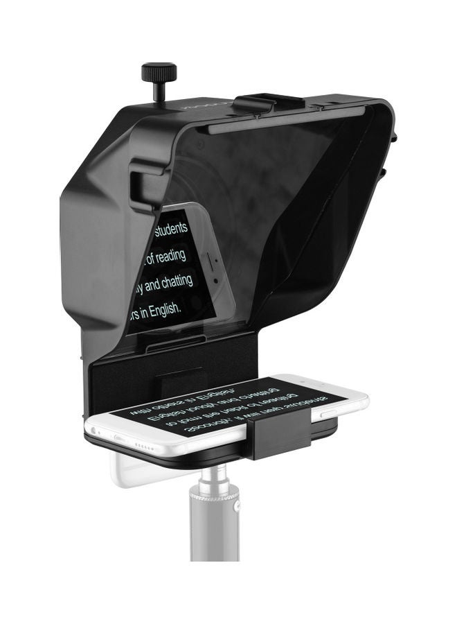 ANDOER Portable Smartphone Teleprompter Prompter Black - Image 3