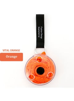 Reusable Portable Folding Telescopic Shopping Bag Orange