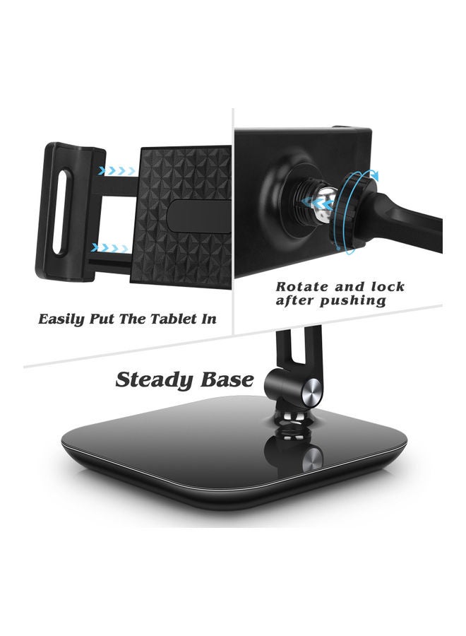 Generic 360 Degree Rotating Tablet Mount Desktop Tablet Stand Black  - Image 3