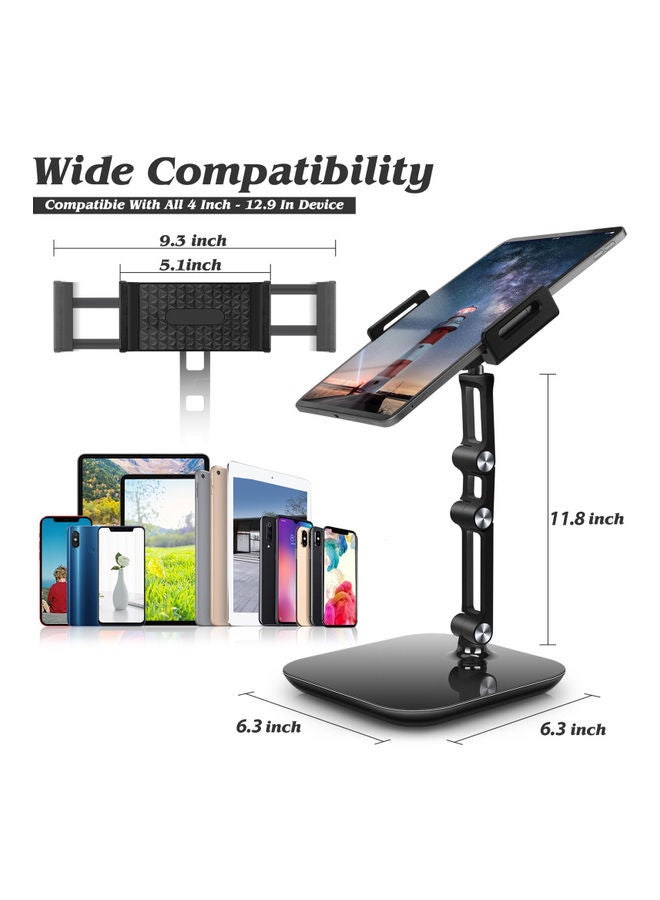 Generic 360 Degree Rotating Tablet Mount Desktop Tablet Stand Black  - Image 4