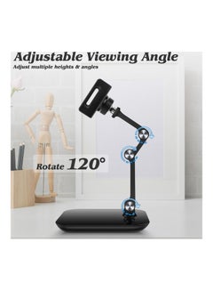ماركة غير محددة حامل تابلت مكتبي دوار بزاوية 360 درجة أسود  - Image 5