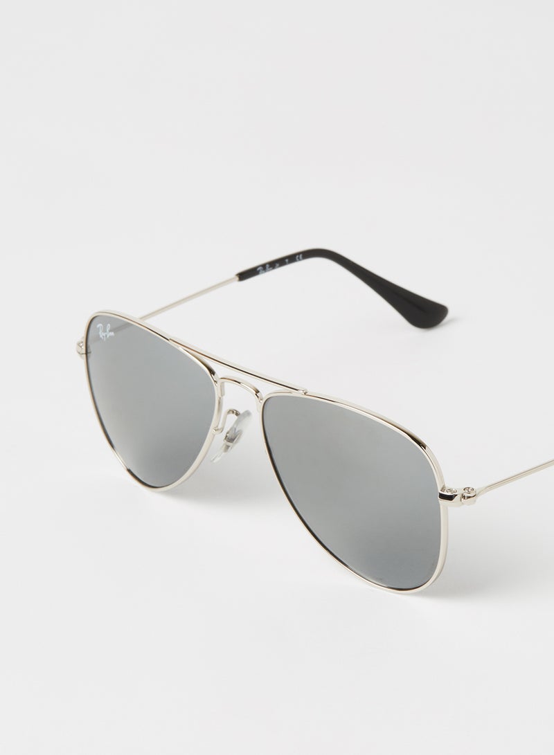 Ray-Ban Junior Kids' Aviator Sunglasses - Lens Size : 50 mm - Image 3