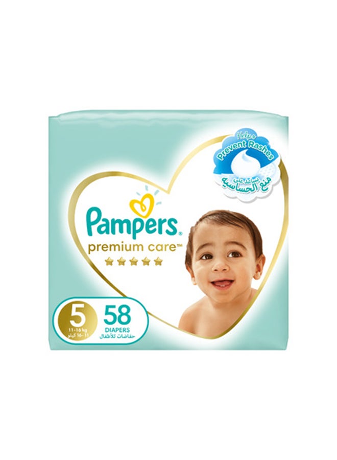 Pampers 58-Piece Premium Care Diapers - Image 1