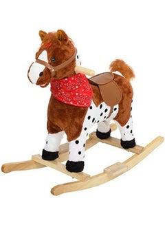 Musical Rocking Horse Ride On Toy 70x73cm