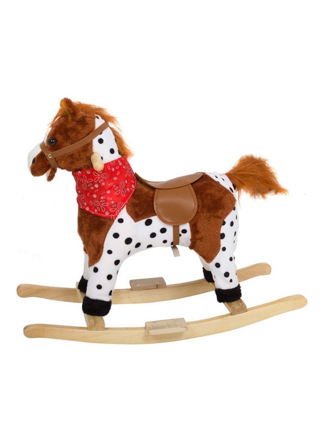 Generic - Musical Rocking Horse Ride On Toy 70x73cm - Image 1