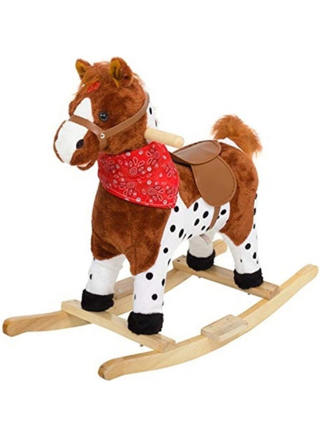 Musical Rocking Horse Ride On Toy 85x83cm - Image 1