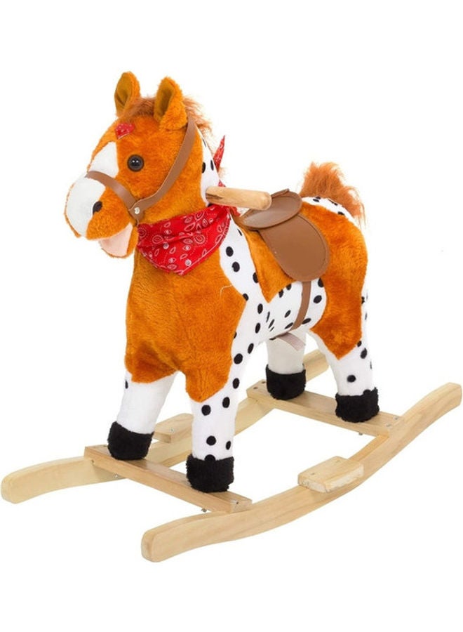 Musical Rocking Horse Ride On Toy 70x73cm  - Image 1