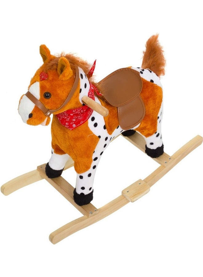 Musical Rocking Horse Ride On Toy 70x73cm  - Image 2