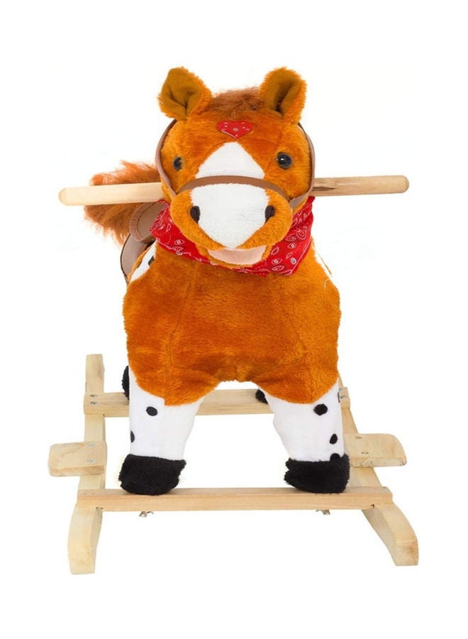 Musical Rocking Horse Ride On Toy 70x73cm  - Image 3