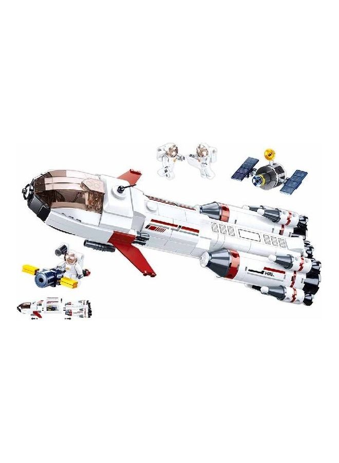 Sluban M38-B0925 468-Piece Saturn Space Expedition Rocket 468 8+ Years  - Image 2