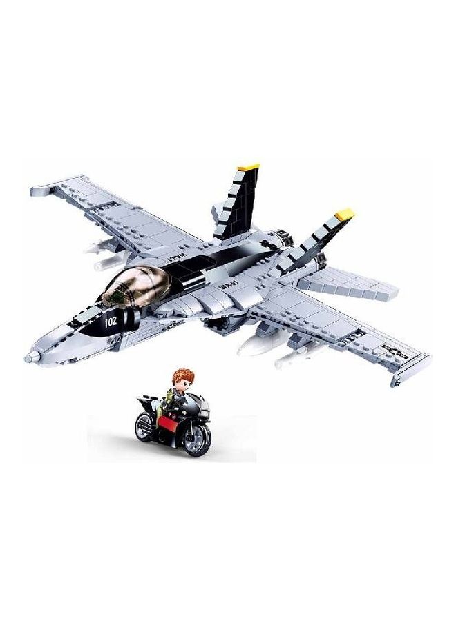 Sluban M38-B0928 682-Piece Super Bumblebee Fighter Plane 682 10+ Years - Image 3