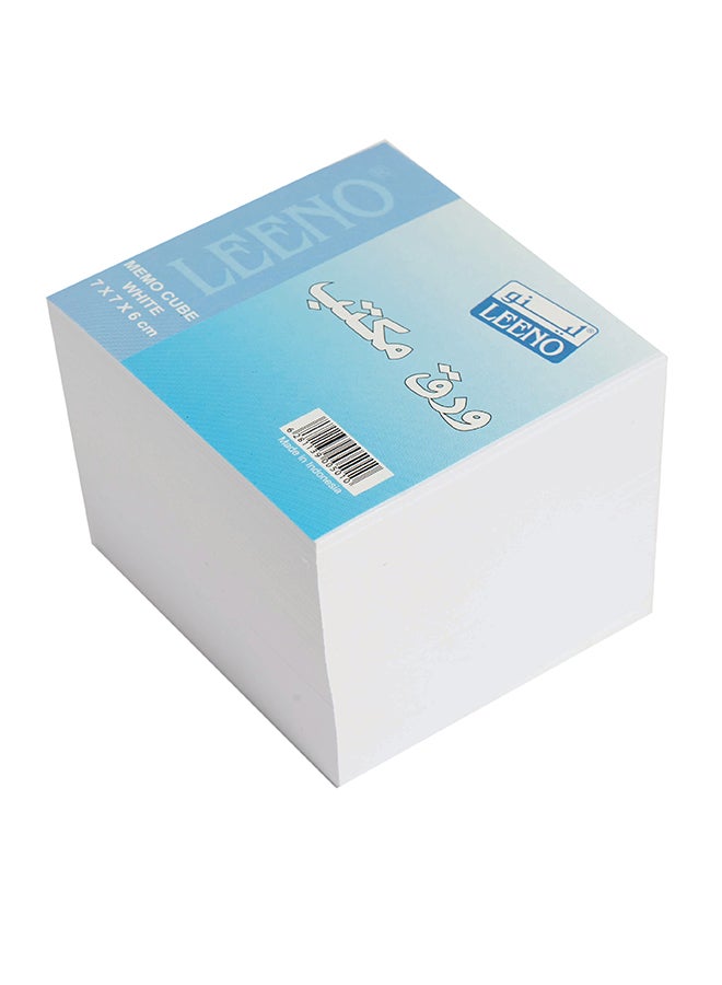 LEENO - Memo Cube White - Image 1