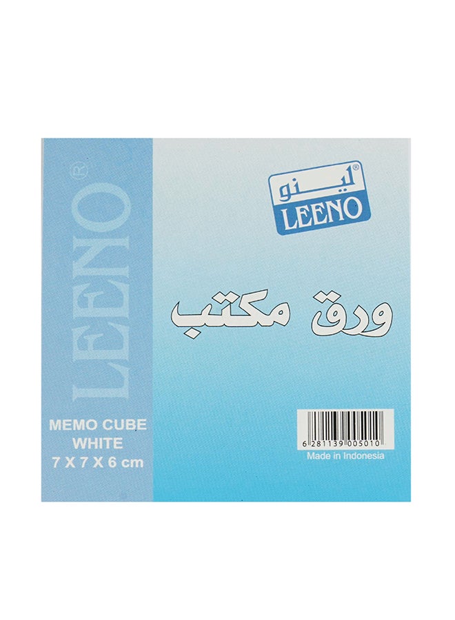 LEENO - Memo Cube White - Image 1