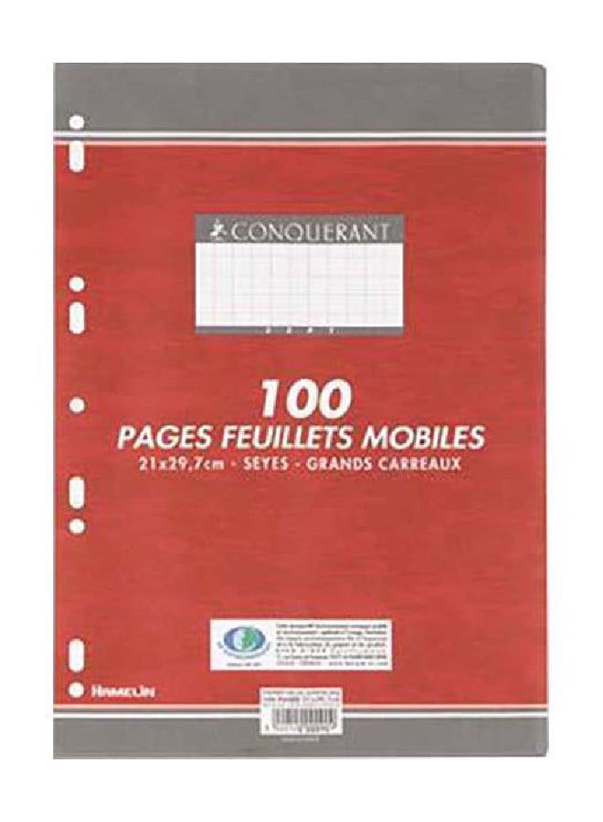 CONQUERANT 100-Pages Feuillets Mobiles