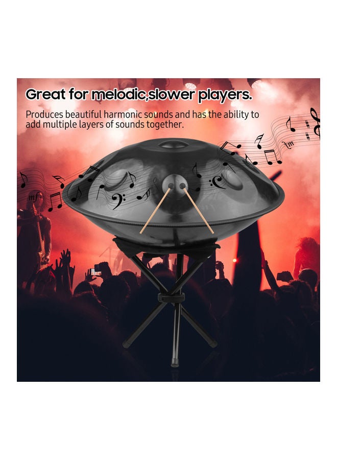 Handpan Musical Instrument With Carrying Case
