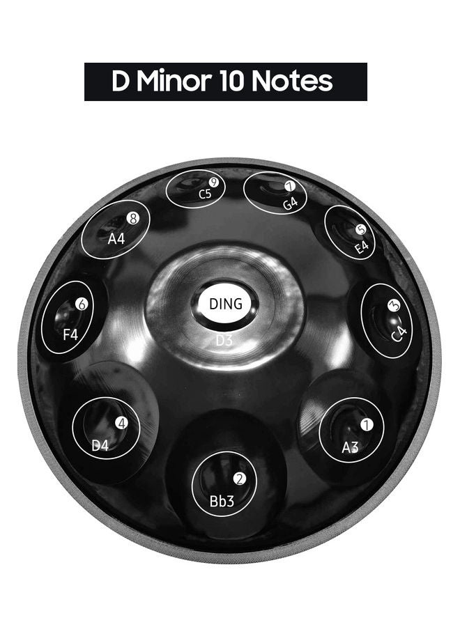 Handpan Musical Instrument With Carrying Case