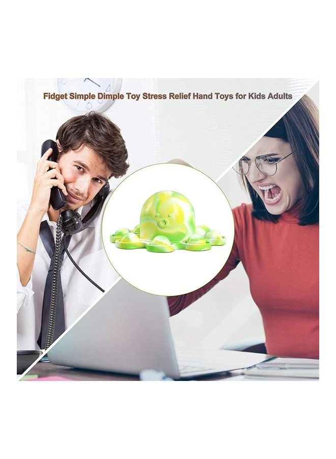 XiuWoo - Push Bubble Sensory Octopus Double-Sided Flip Decompression Toy - Image 1