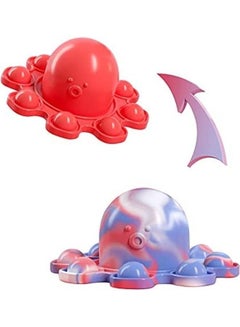 XiuWoo Double Sided Flipped Octopus Fidget Keychain Toy 