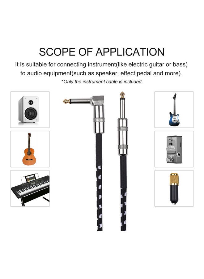 ammoon Straight Plug Cable For Electric Guitar  - Image 3