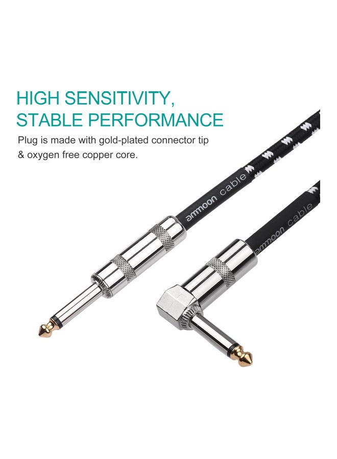 ammoon Straight Plug Cable For Electric Guitar  - Image 4