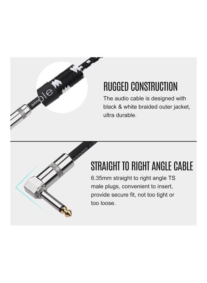 ammoon Straight Plug Cable For Electric Guitar  - Image 5