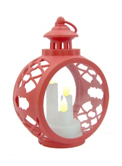 BABAZAM Fanoos Eid And Ramadan LED Candle Lantern Red 27x18x10cm  - Image 2