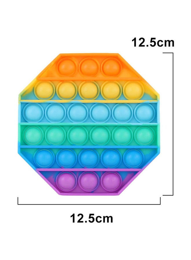 كيدل - 2-Piece Thinking Chess And Rodent Control Pioneer Interactive Pop It Bubble Rainbow Educational Game Toy 12.5x12.5x1.5cm - Image 1