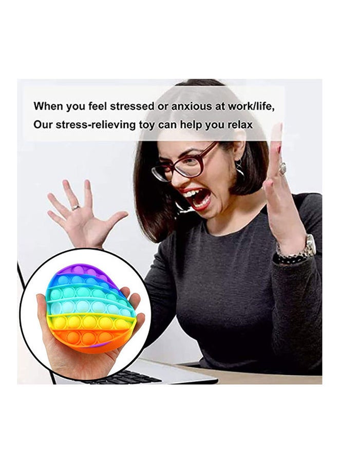 كيدل 2-Piece Thinking Chess And Rodent Control Pioneer Interactive Pop It Bubble Rainbow Educational Game Toy 12.5x12.5x1.5cm - Image 2