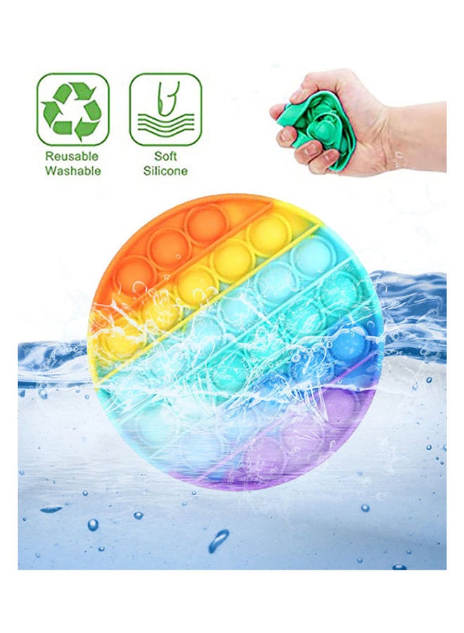 كيدل 2-Piece Thinking Chess And Rodent Control Pioneer Interactive Pop It Bubble Rainbow Educational Game Toy 12.5x12.5x1.5cm - Image 4