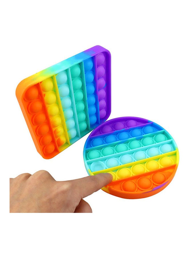 كيدل 2-Piece Thinking Chess And Rodent Control Pioneer Interactive Pop It Bubble Rainbow Educational Game Toy 12.5x12.5x1.5cm - Image 5