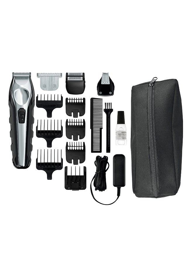 WAHL - All In One Multigroom Trimmer Kit Silver/Black - Image 1