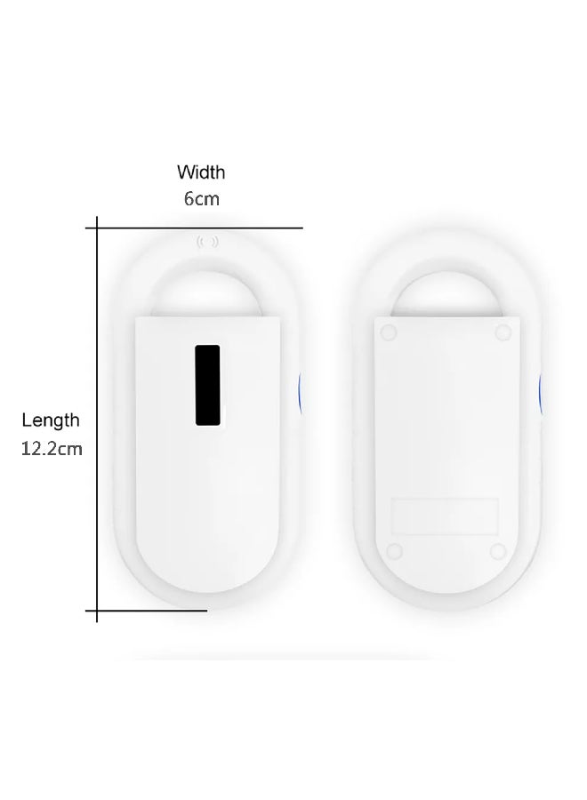 Portable Pet Microchip Scanner White 15x4x9cm - Image 3