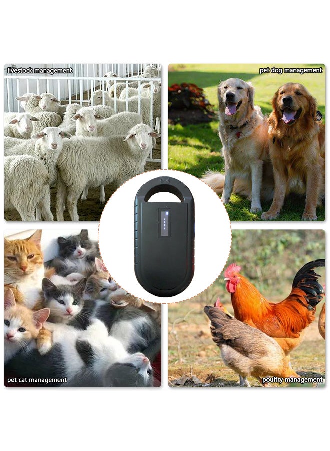 Portable Pet Microchip Scanner White 15x4x9cm - Image 5